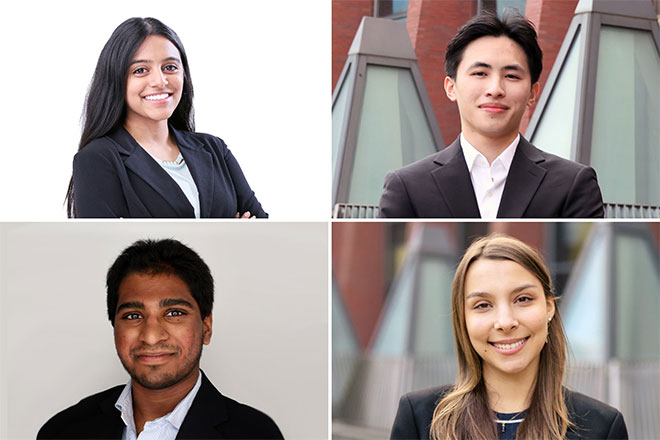Shreya Nair, Ian Peng, Pranav Sompalle, and Emily Valerio.
