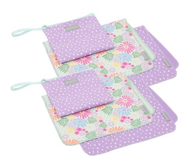 MISSION Set of 4 Cooling Towels With 2 Travel Pouches