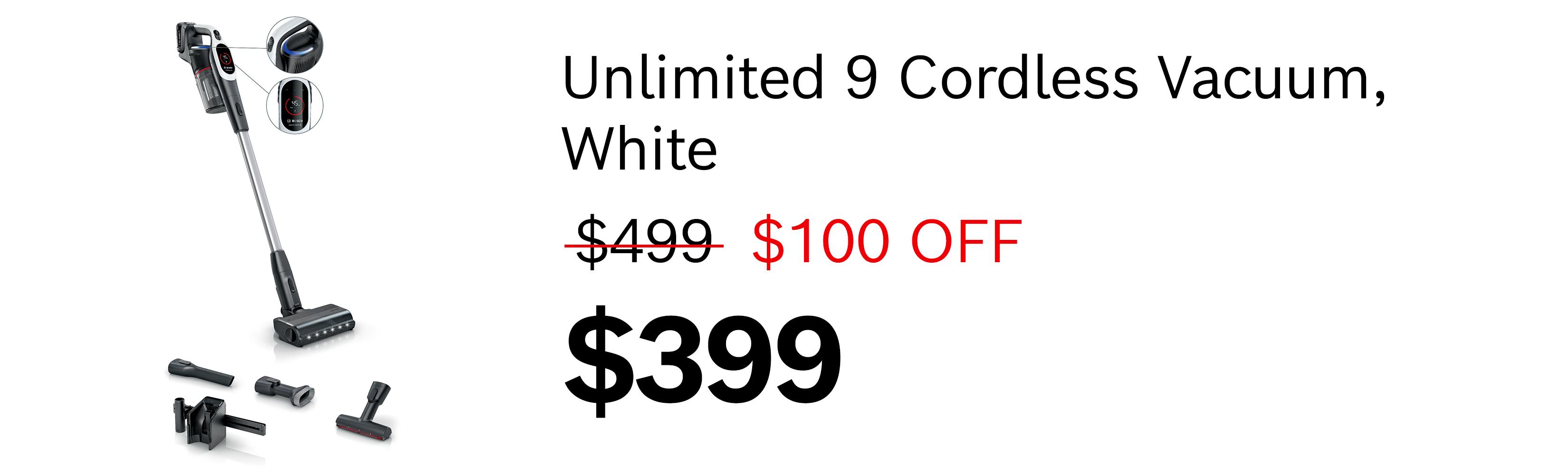 Vacuum Cleaner Unlimited 9 White