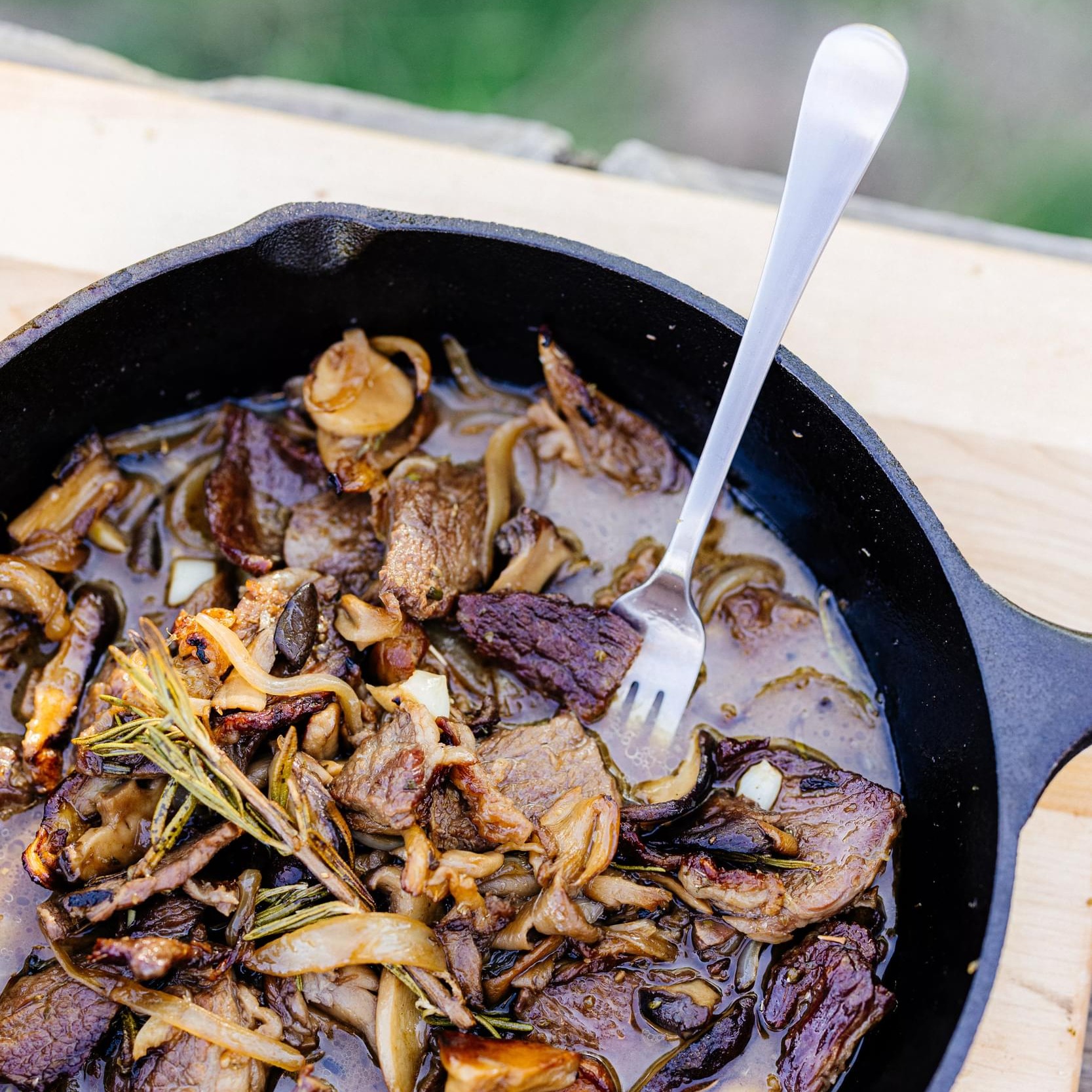 Beef Short Ribs and Wild Mushrooms