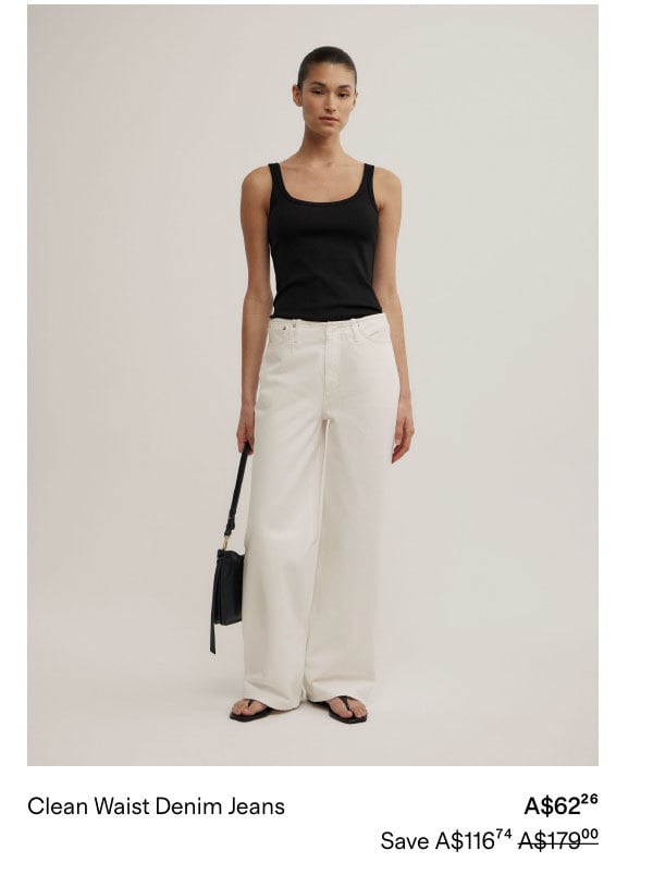 Clean Waist Denim Jeans A$62.26 SAVE A$116.74