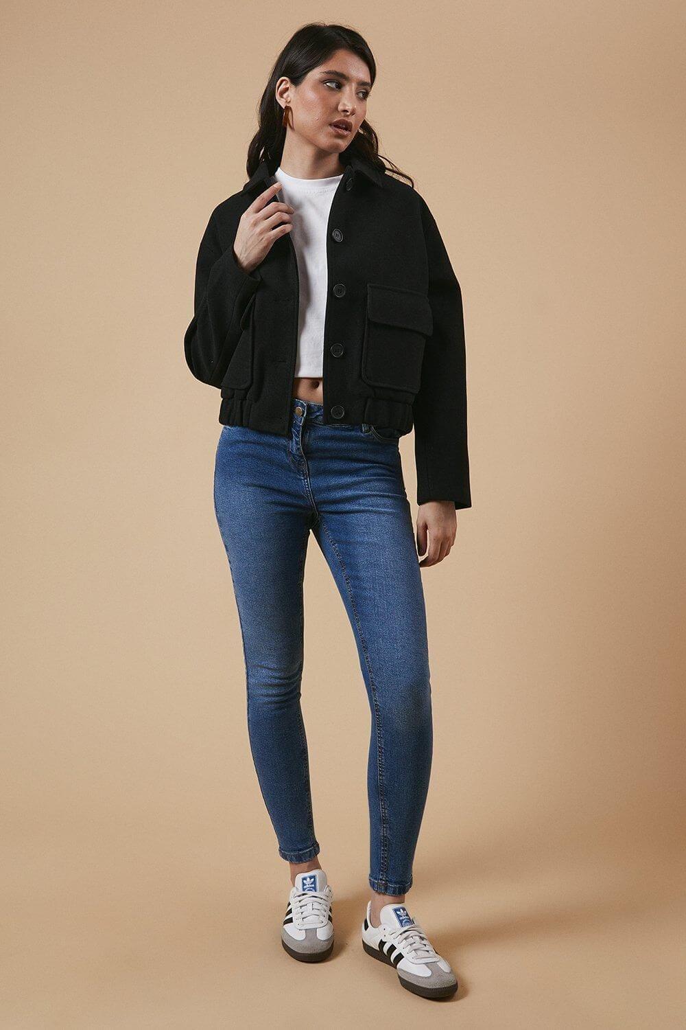Jade Mid Rise Skinny Jeans