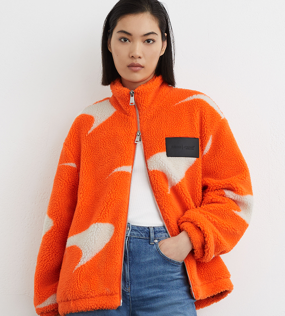 McLaren Racing Speedmark Fleece Jacket Papaya