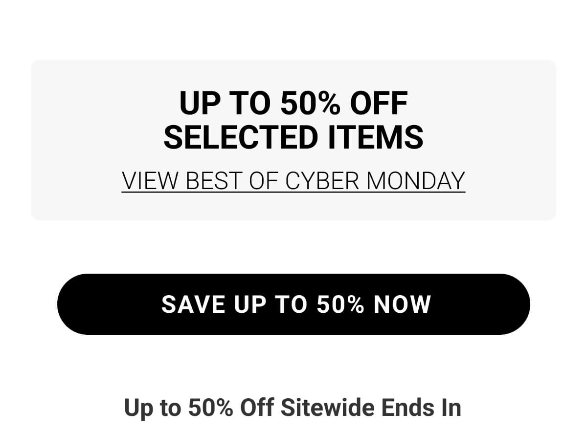 Save Up to 50% Now