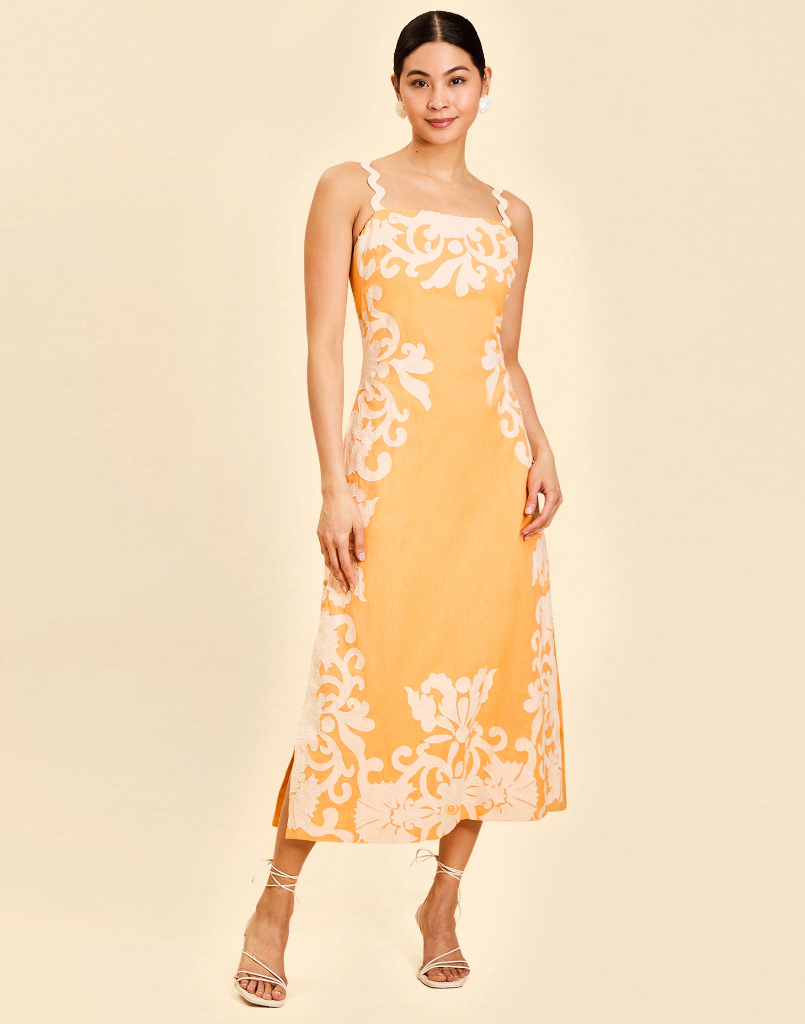 Image of Sammy Embroidered Midi Dress