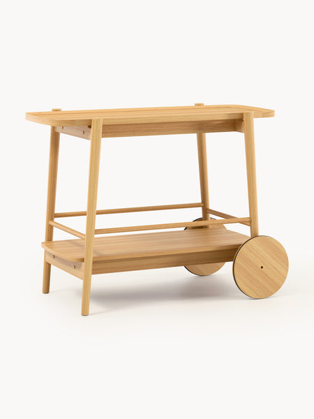 Carrello bar in legno Libby