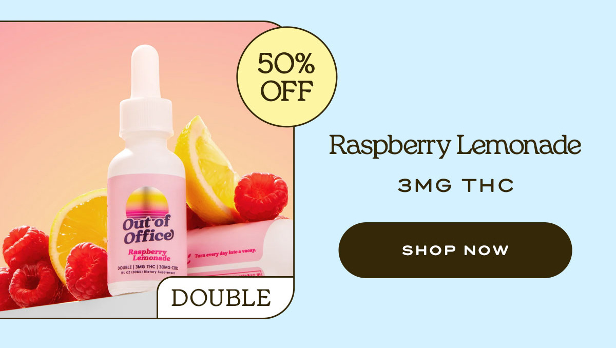 Raspberry Lemonade | 3MG THC | Shop now 