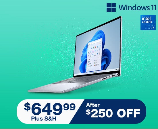 Dell 16-inch Touchscreen Laptop $649.99 After $250 OFF Plus S&H