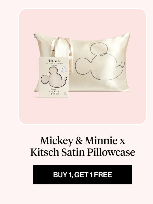 Mickey & Minnie x Kitsch Satin Pillowcase
