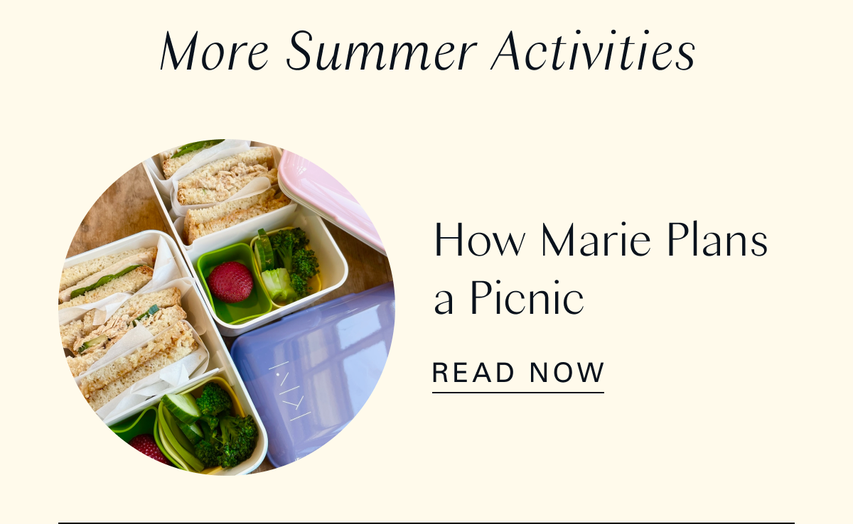 More Summer Activities: How Marie Plans a Picnic