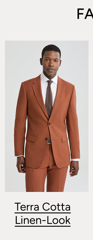 Terra Cotta Linen-Look, $248