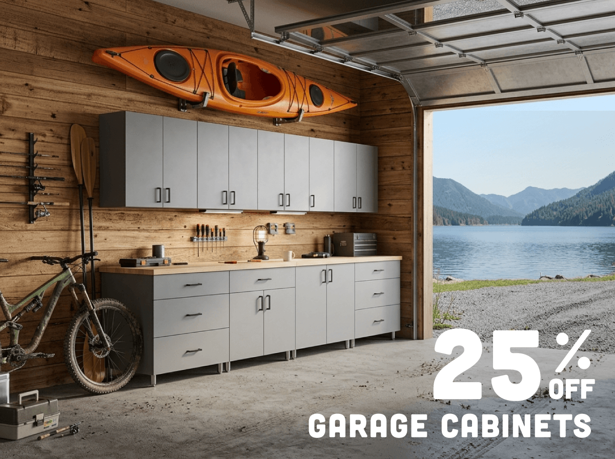25% Off Garage Cabinets