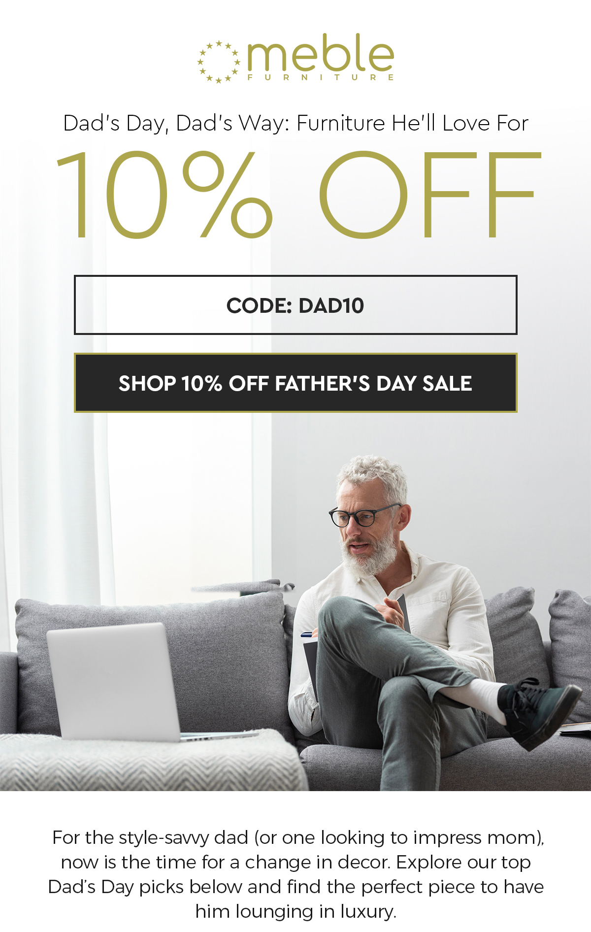 Shop 10% off DAD10