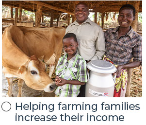Helping farming families increase their income