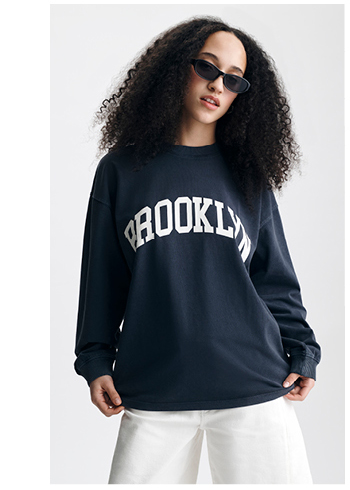 Women's Brooklyn T-Shirt Ombre Blue