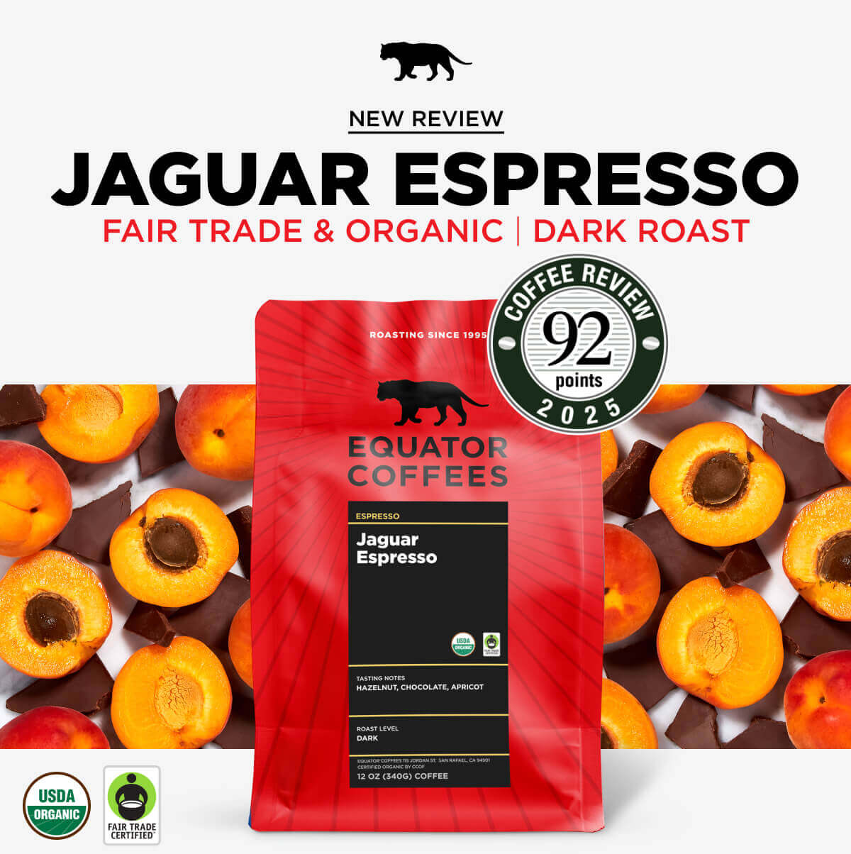 Jaguar Espresso Scored 92 on Coffee Review ?