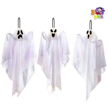 Joyfy 3x27.5" Halloween Hanging Ghosts Decor