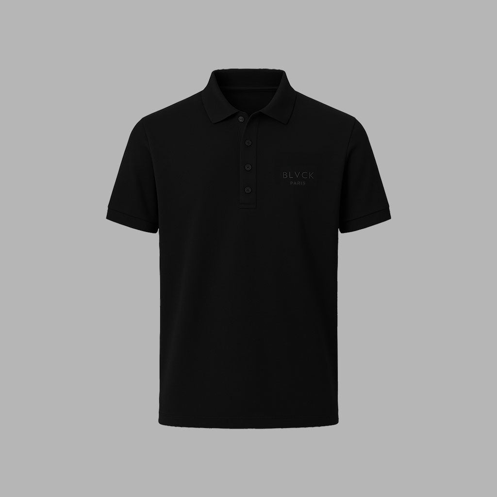 Image of Blvck Knit Polo Shirt