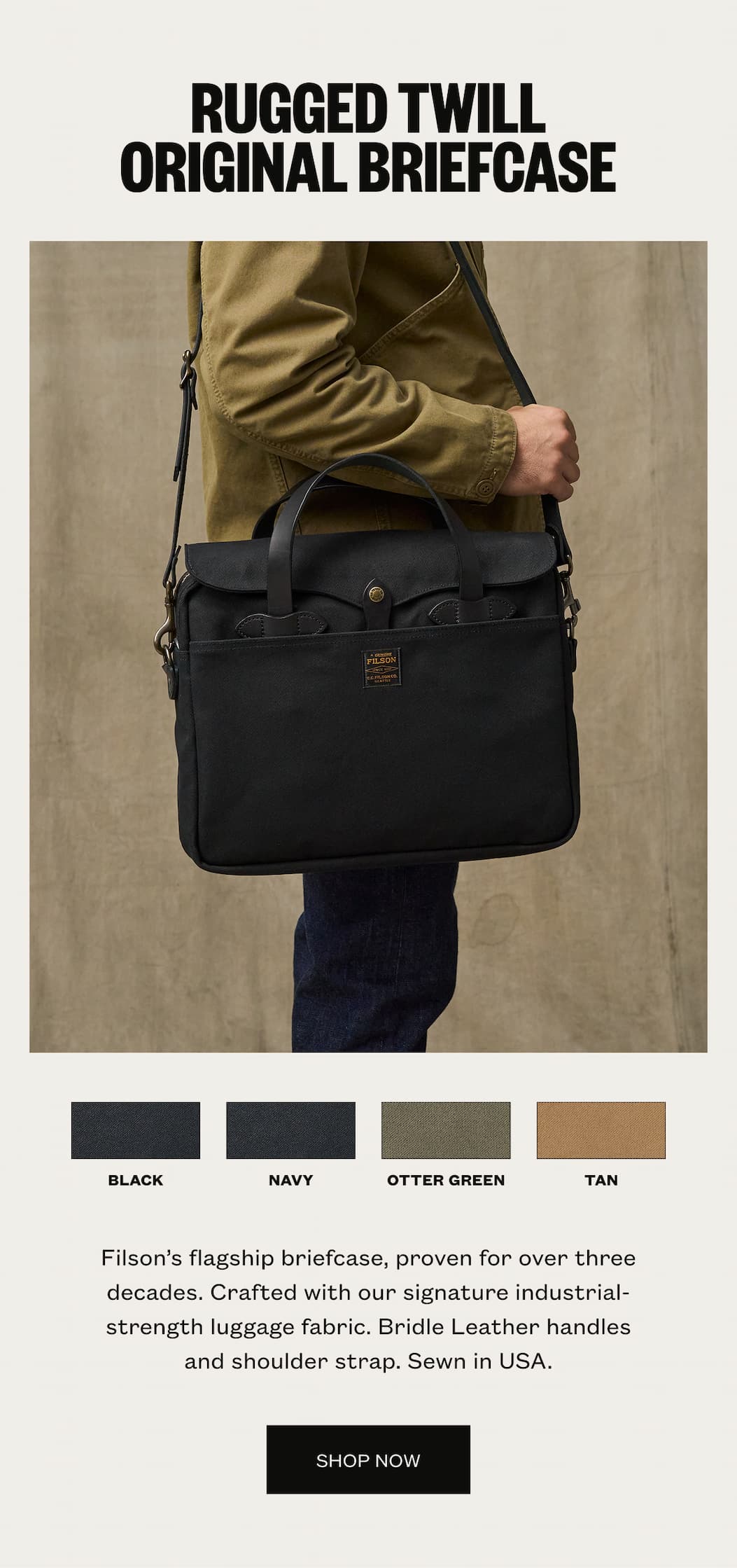 Rugged Twill Original Briefcase