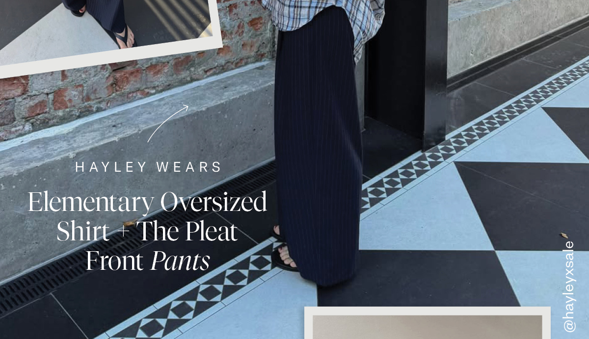 The Pleat Front Pants