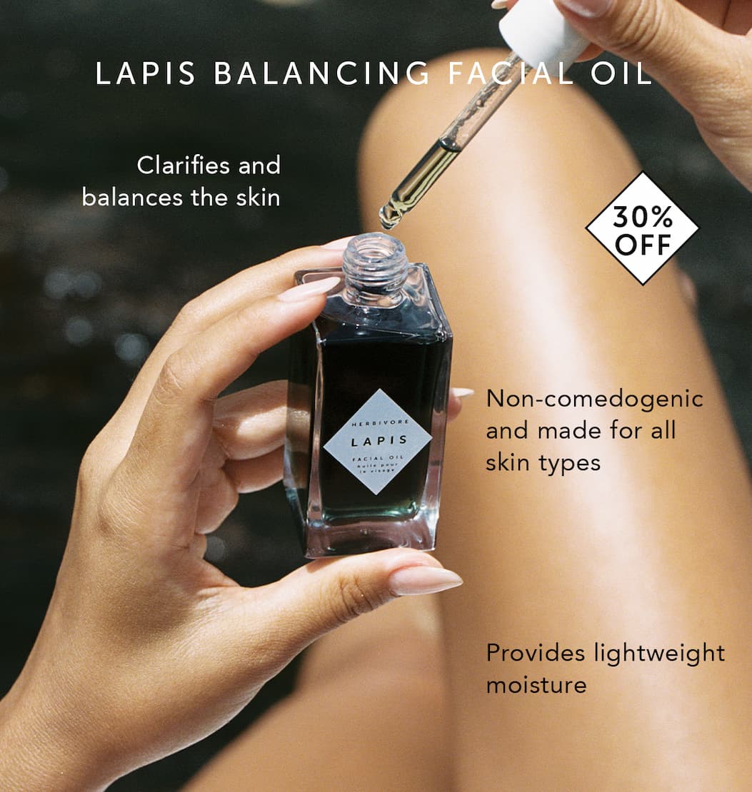 LAPIS Balancing Facial Oil   ——Provides lightweight moisture ——Clarifies and balances the skin  ——Non-comedogenic and made for all skin types