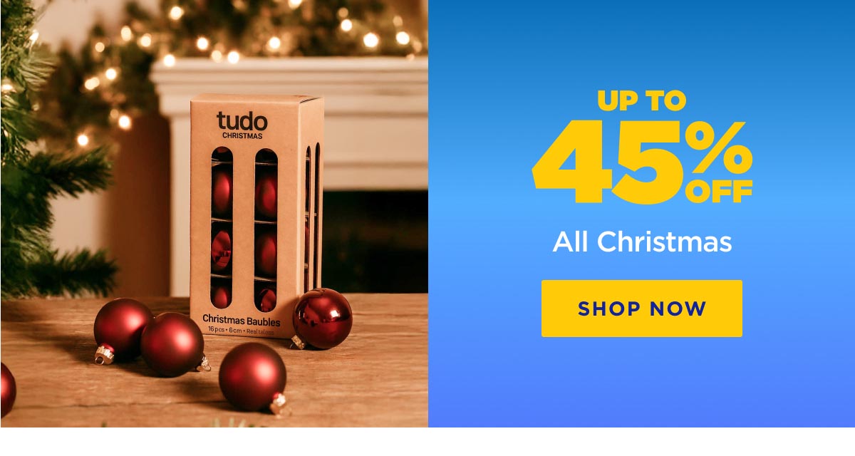 Up to 45% Off All Christmas