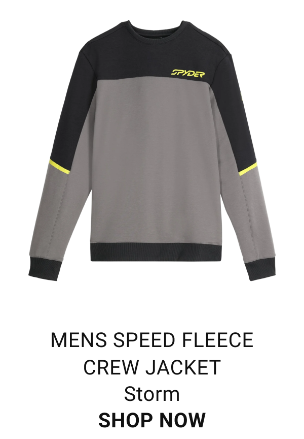 Men's Speed Fleece Crew Jacket - Storm