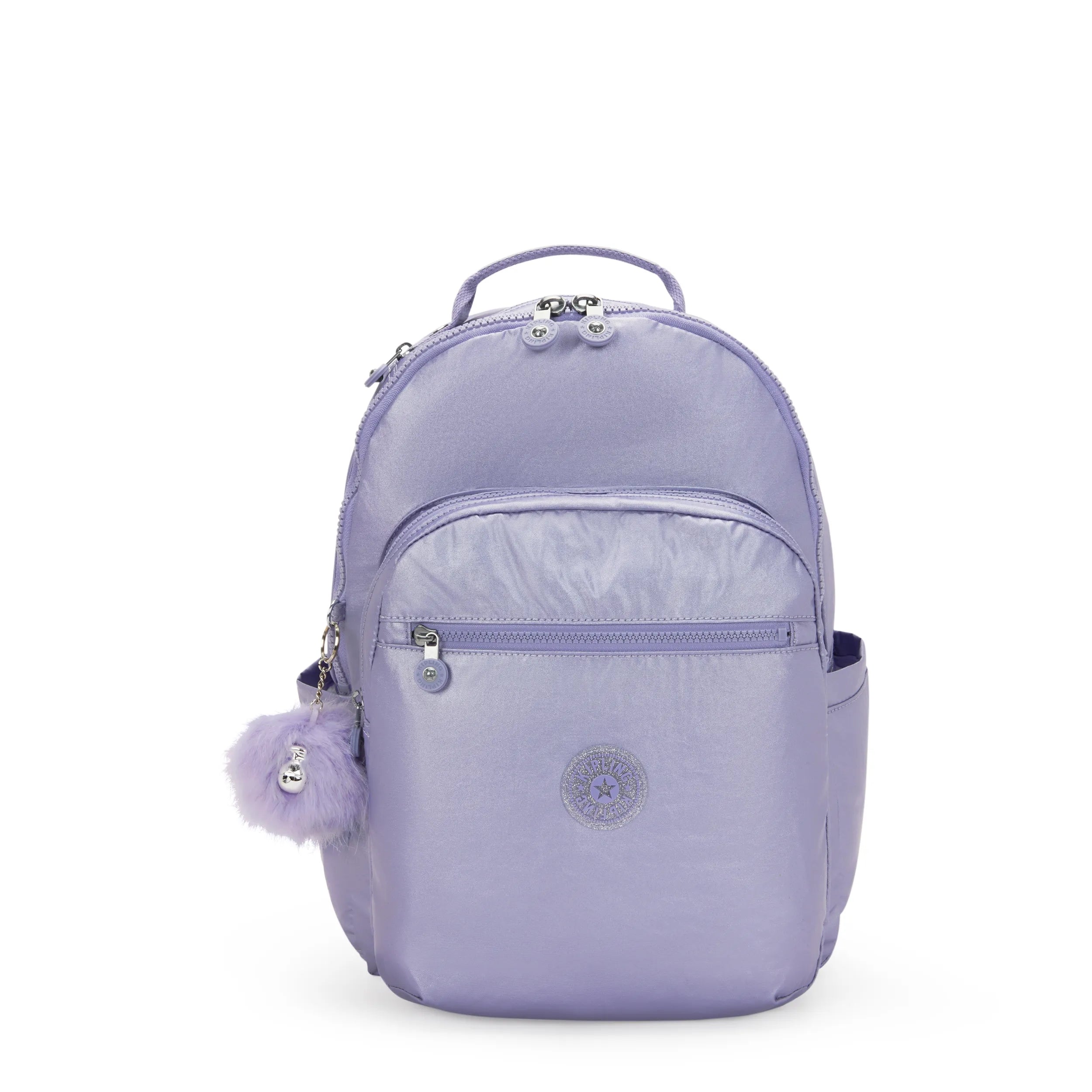 Seoul Large Metallic 15" Laptop Backpack-Amethyst Aura Metallic