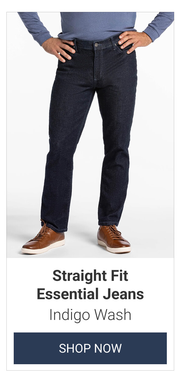 Indigo Wash Straight Fit Midtown Jeans