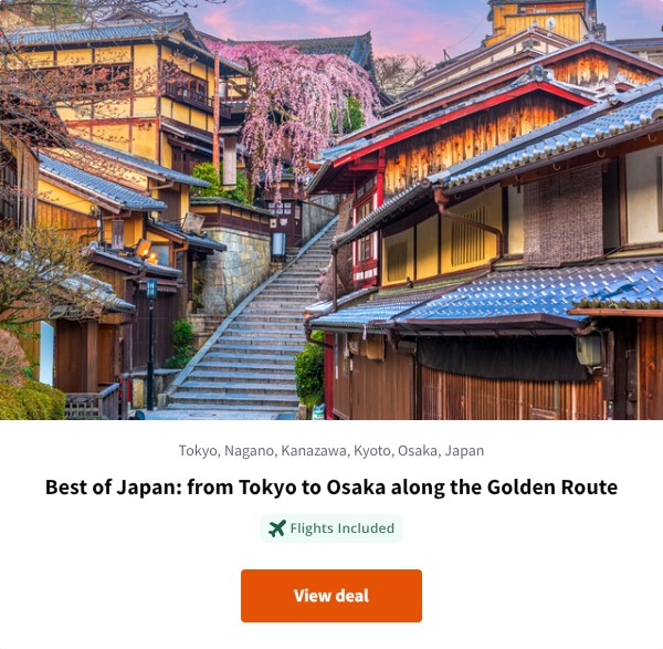 Best of Japan: from Tokyo to Osaka along the Golden Route