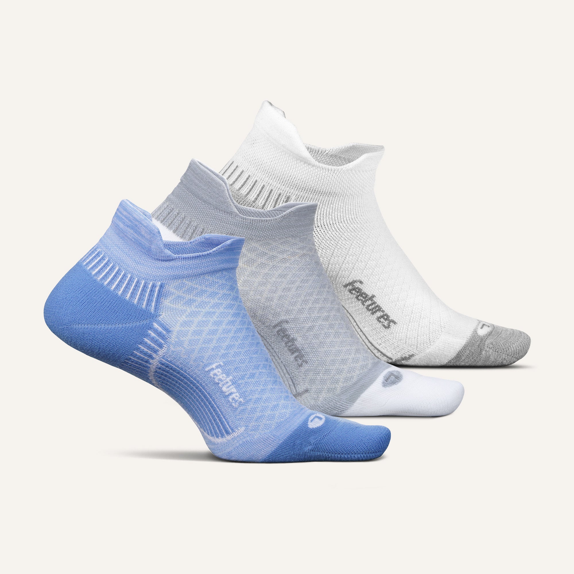 Image of Plantar Fasciitis Relief Sock Light Cushion Tab 3 Pack