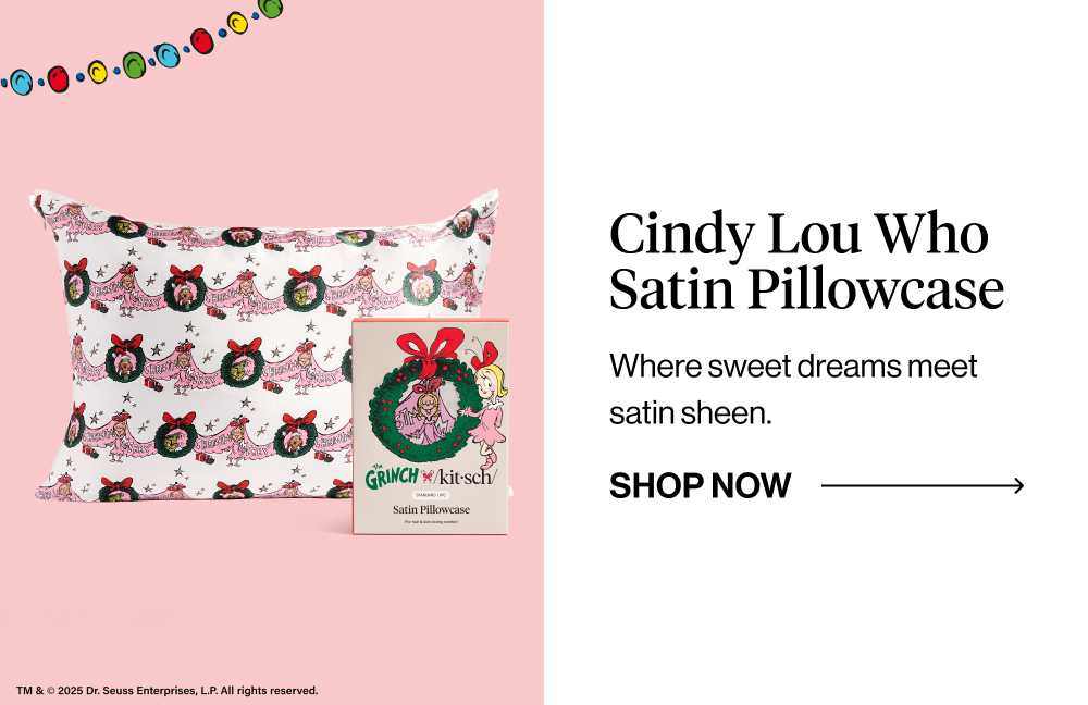 Cindy Lou Who Satin Pillowcase