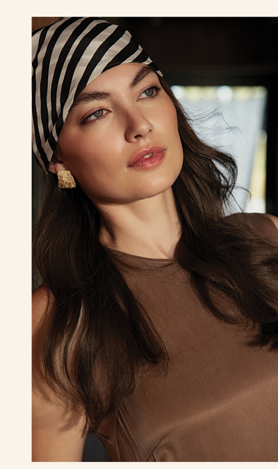 Mable Frayed Edge Silk Scarf