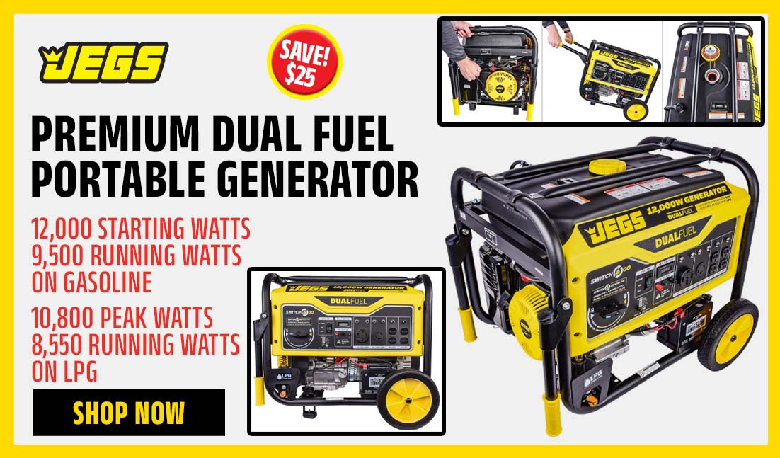 Premium Dual Fuel Portable Generator