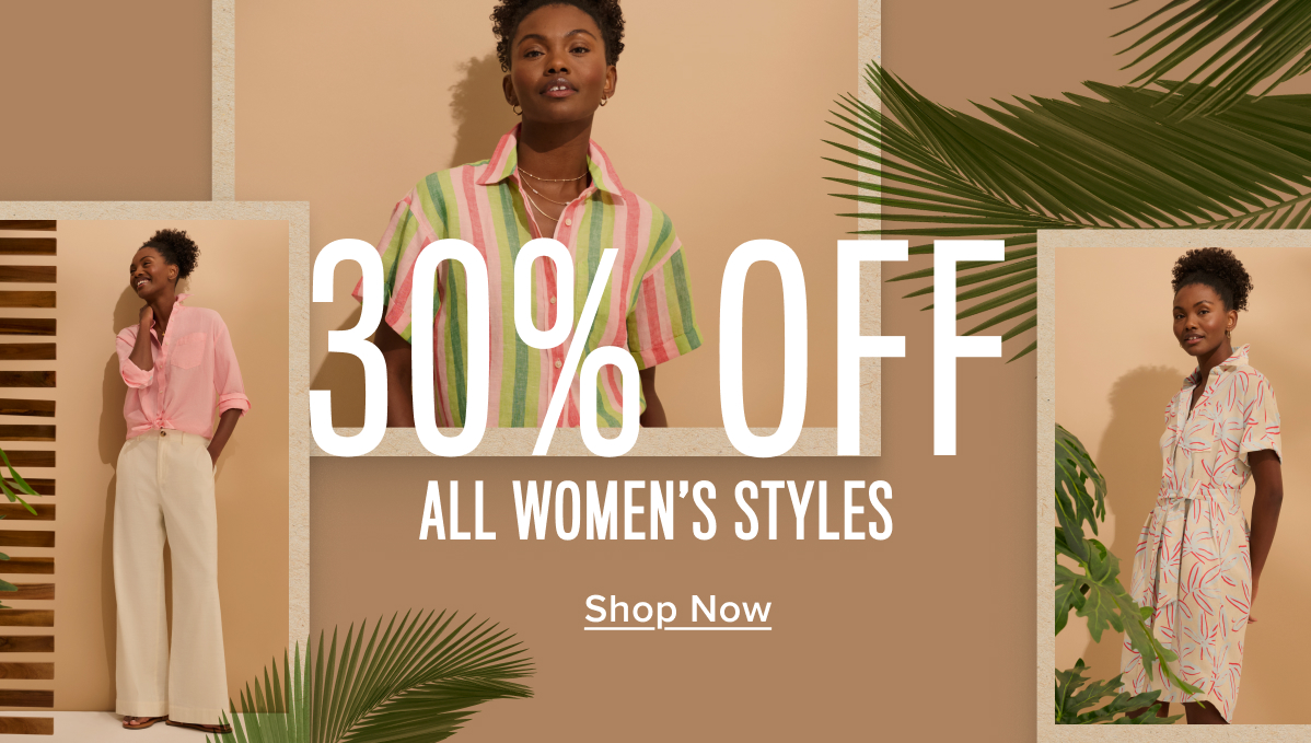 30% off all women's styles