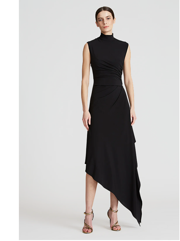 Shop the Layla Jersey Side Drape Dress 