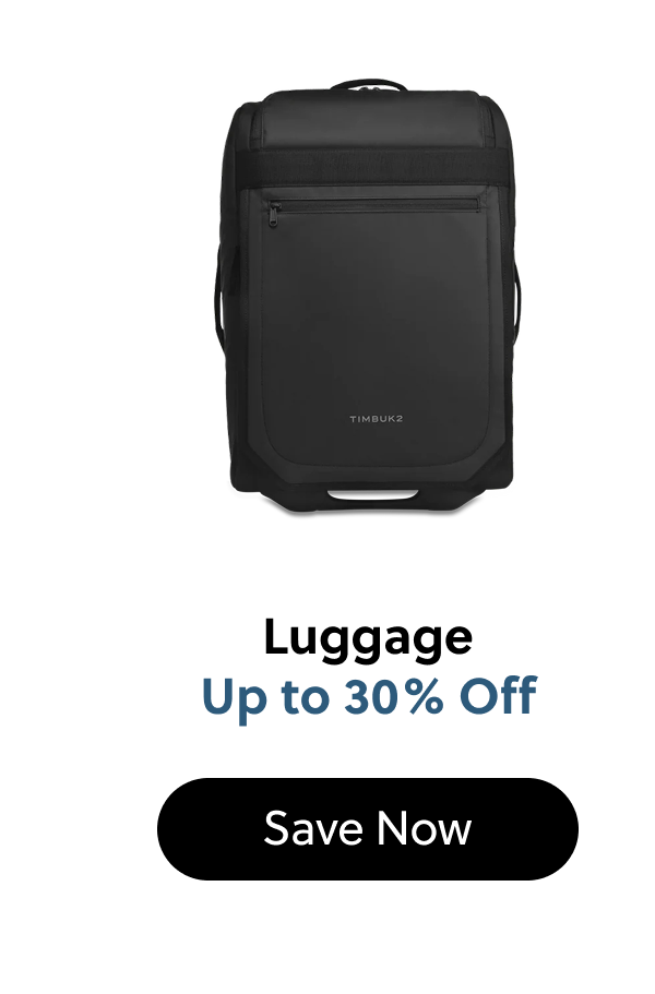 Luggage Up to 30% Off