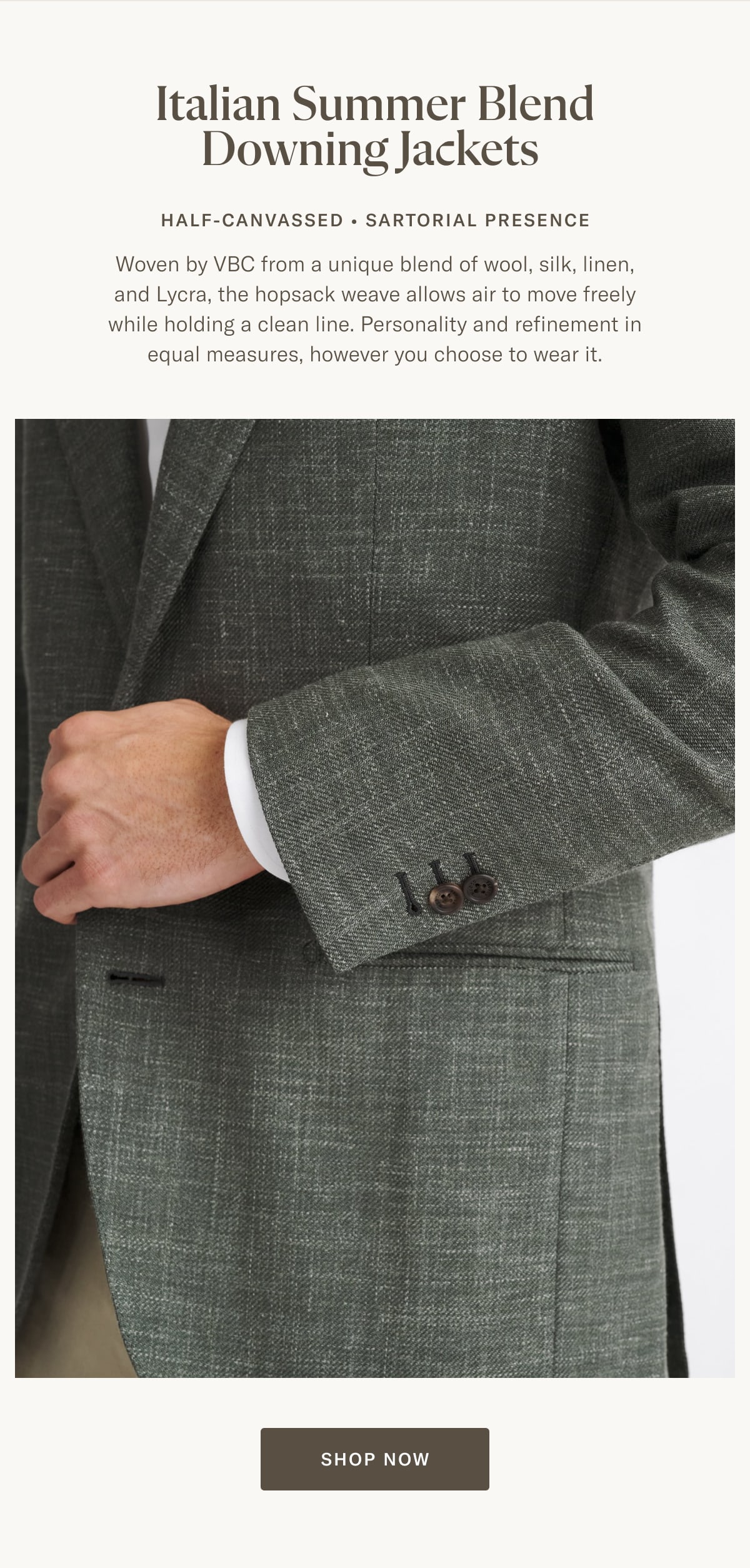 Italian Summer Blend Downing Jackets