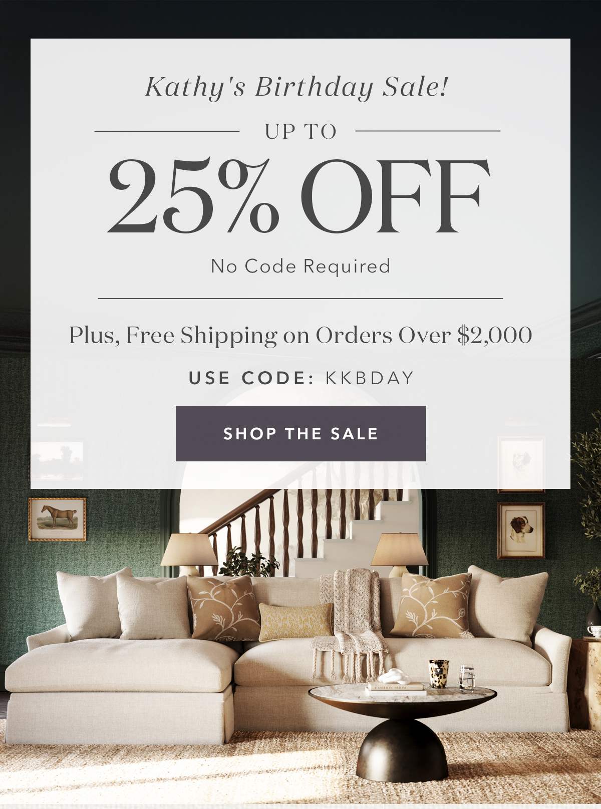 Shop Kathy's Birthday Sale