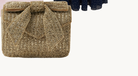 Bella Beaded Bow Bag