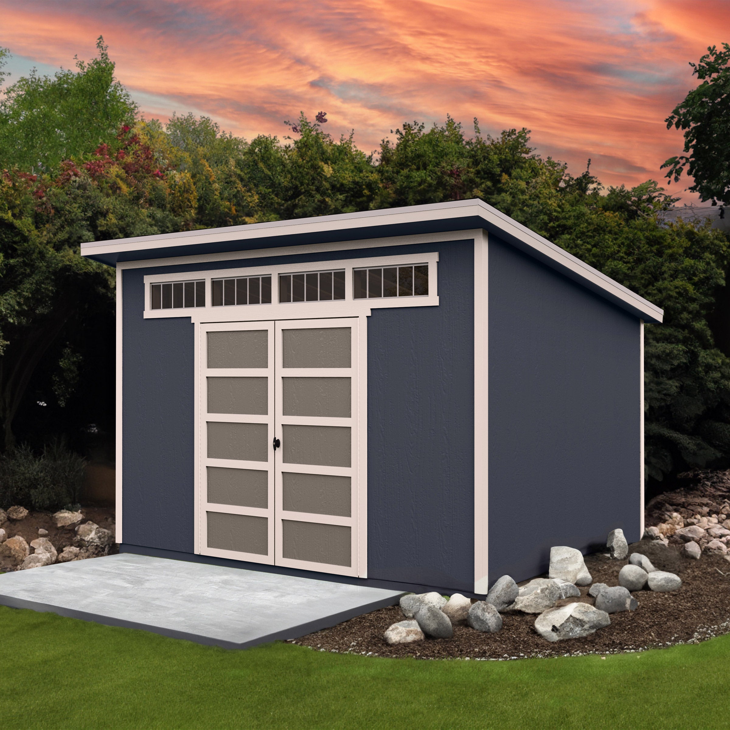 Yardline Montague 12' x 8' Wood Storage Shed, Do-it-Yourself Assembly