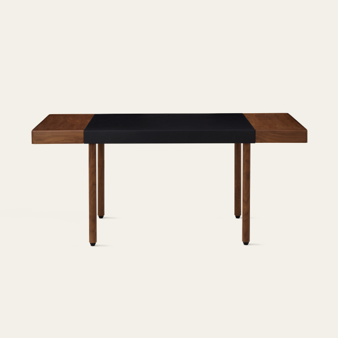 New Canaan Leatherwrap Sit-to-Stand Desk