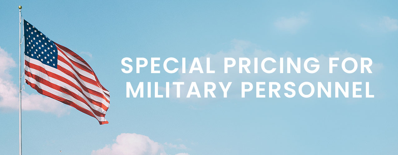 Special Pricing for Military Personnel