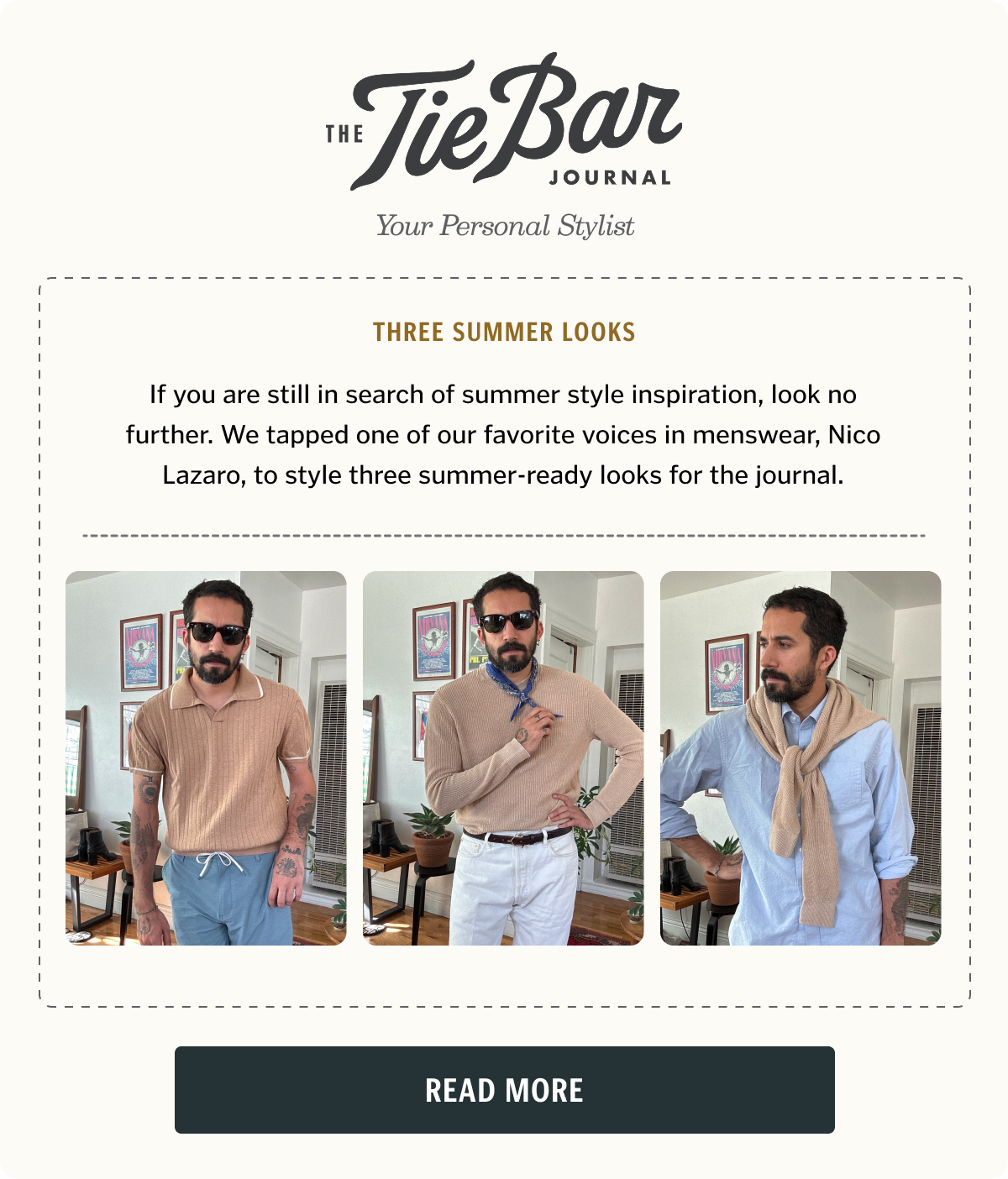 The Tie Bar Journal: Three Summer Looks