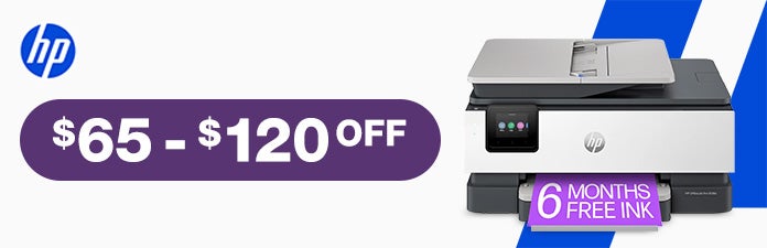 $65 - $120 OFF Select HP Printers