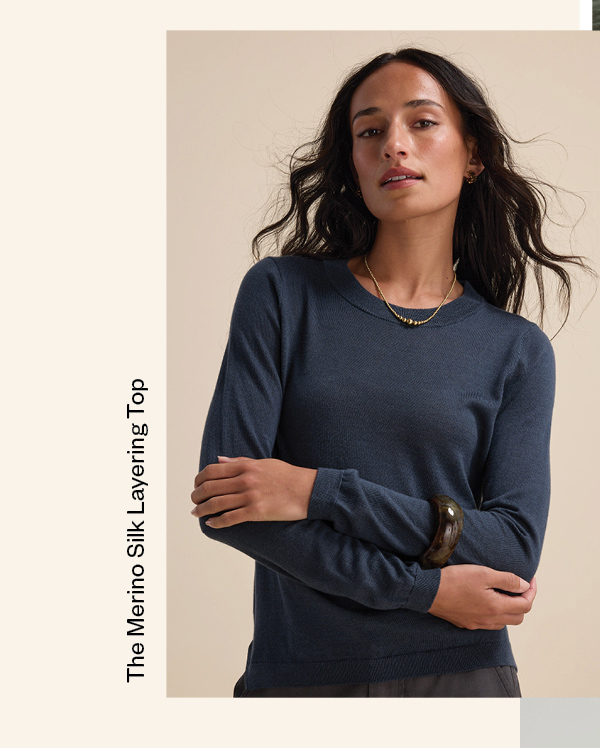 The Merino Silk Layering Top