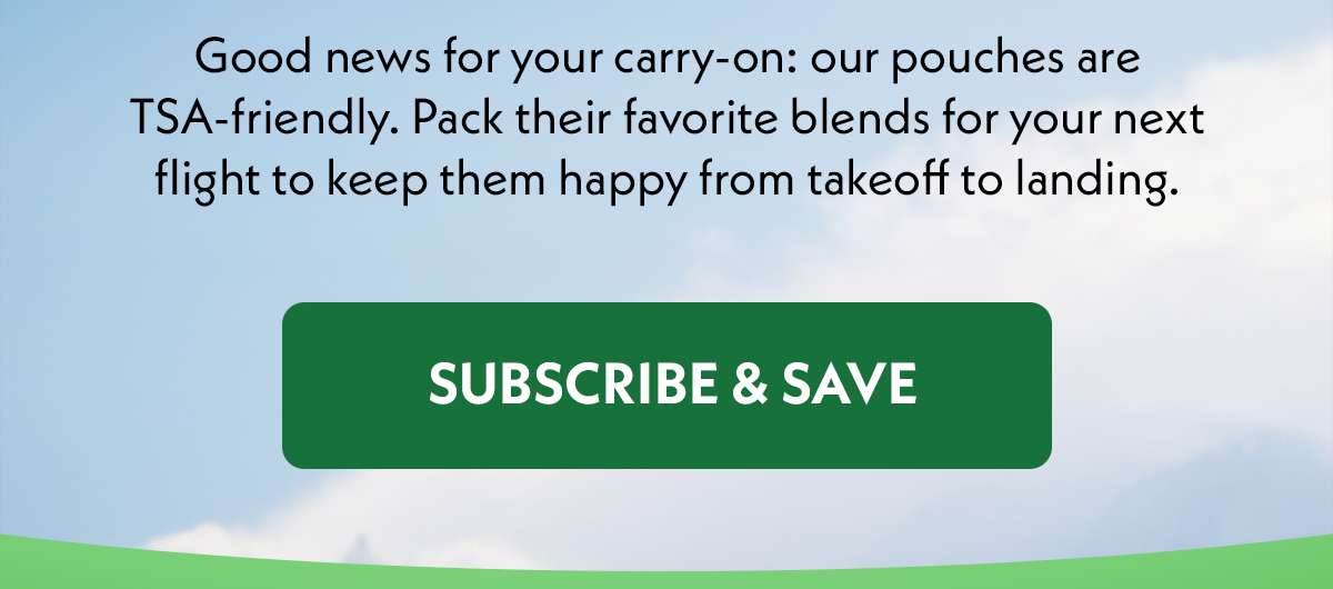 Subscribe & Save to TSA-Friendly Snacks. 
