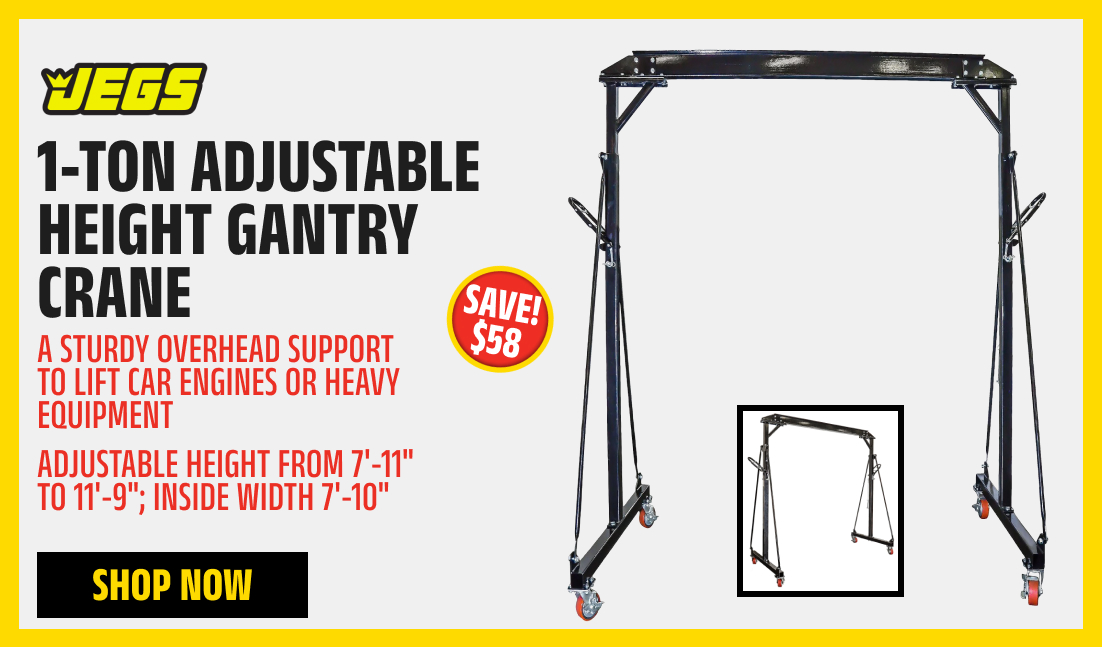 1-Ton Adjustable Height Gantry Crane