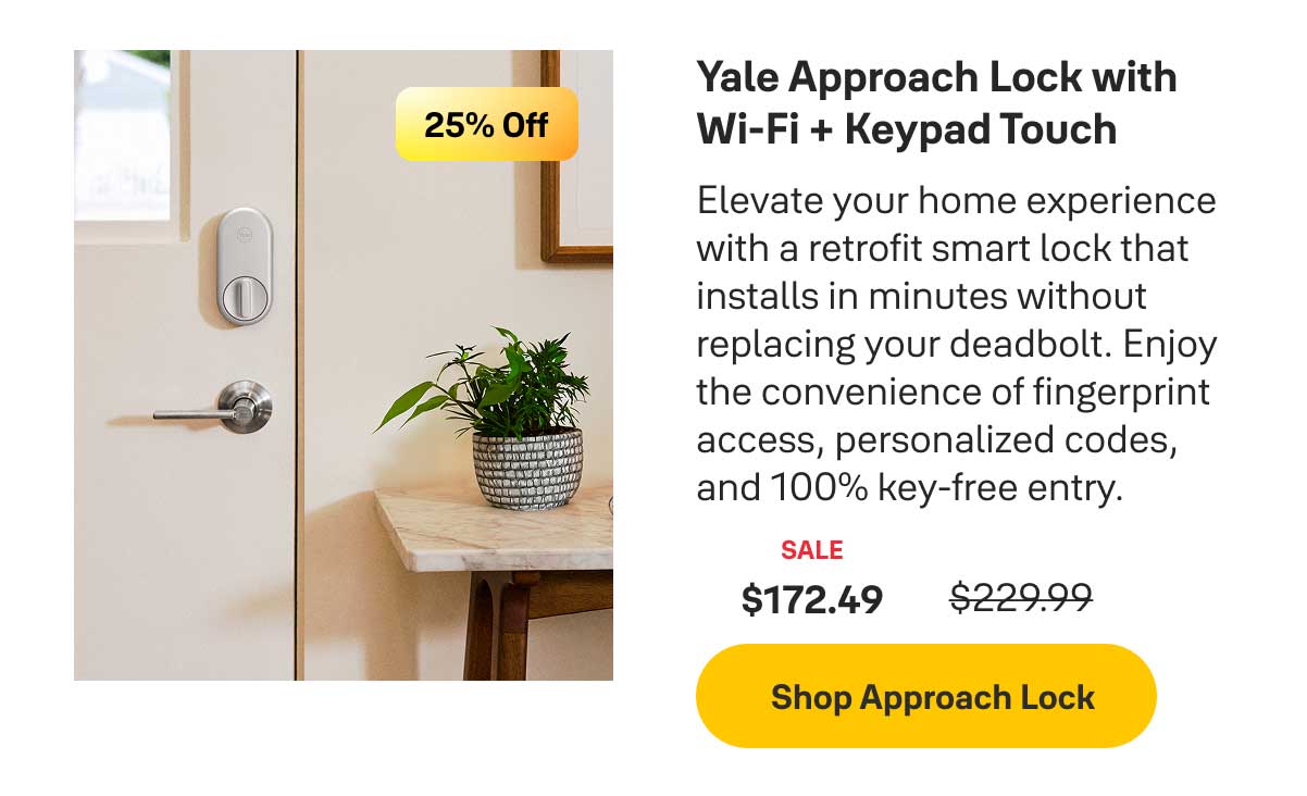 Shop Yale Approach Lock
