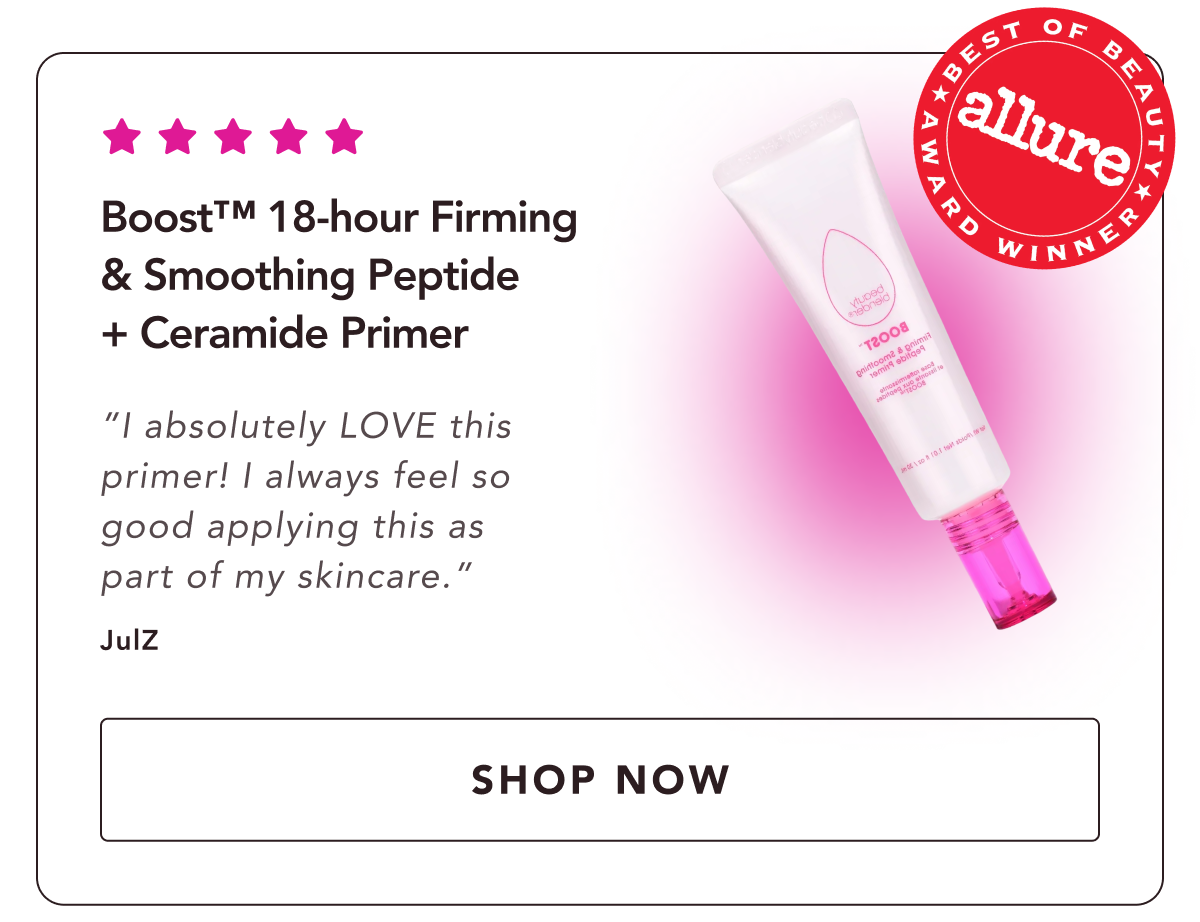 Boost™ 18-hour Firming & Smoothing Peptide + Ceramide Primer